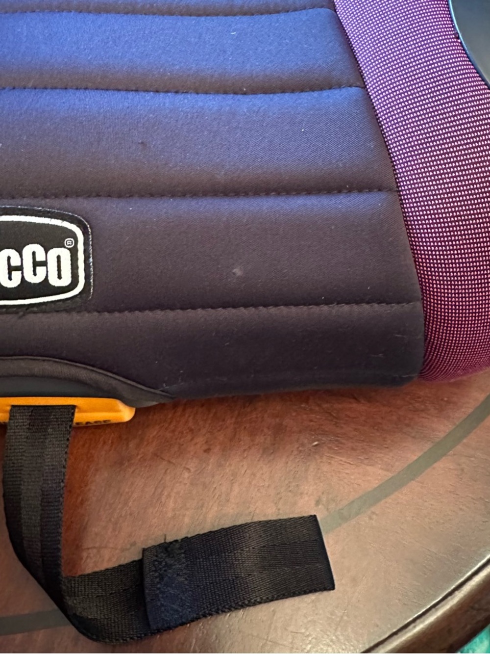 Chicco Kids Booster Car Seat - Black and Burgundy - Picture 3 of 14